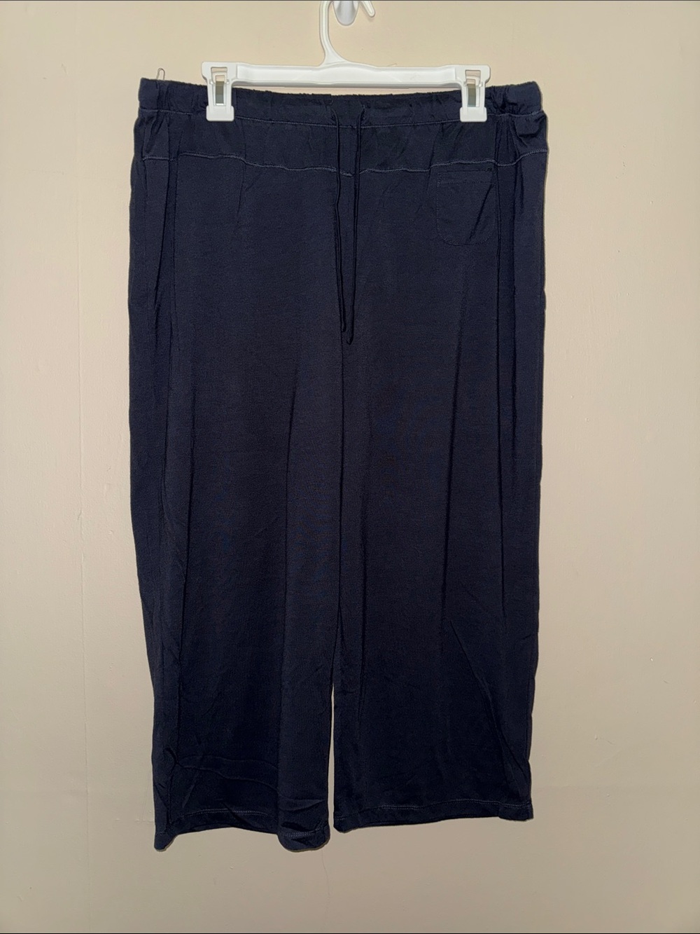 Croft & Barrow Gray Wide-Leg Capris